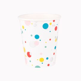 Multicolour bubbles  - party cups